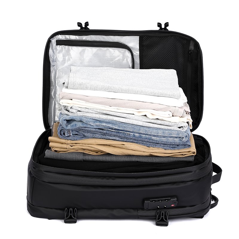 2024 large capacity outdoor travel backpack vacuum compression backpack for 16"