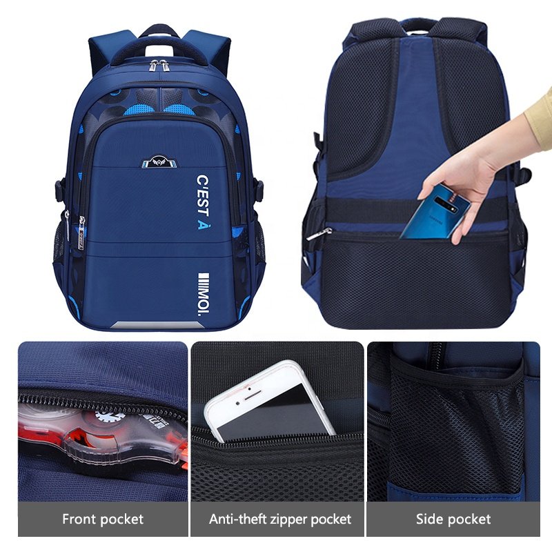 Customize Hiking School Backpacks Laptop Bag Boys School Bags for Students