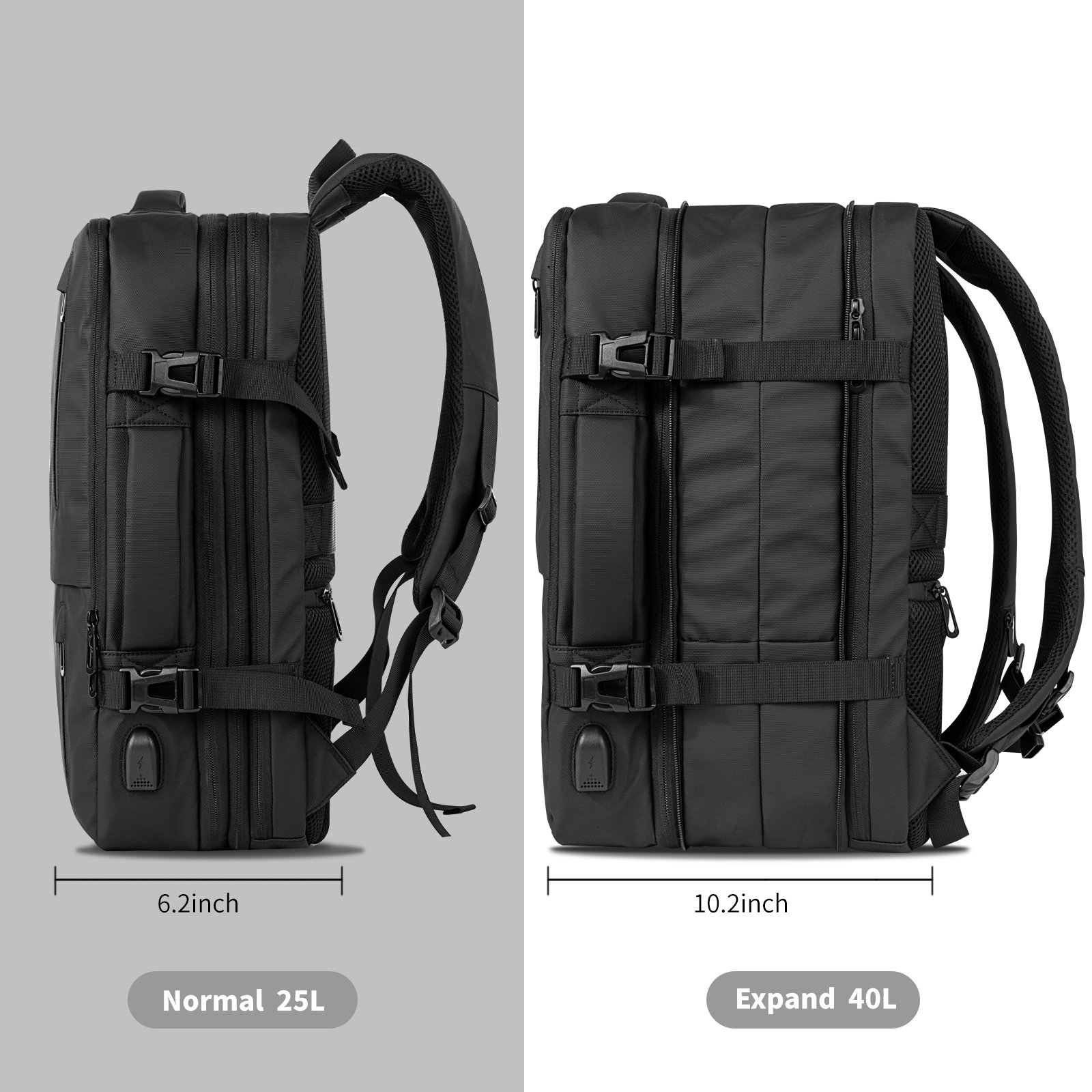 2023 multifunctional casual mens business backpack bag usb laptop rucksack back packs backpacks customization
