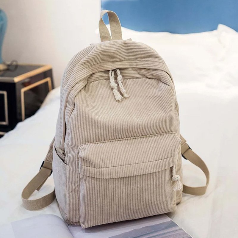 Corduroy Bag Backpack Bag Waterproof Computer Laptop Backpack Waterproof Hiking Bag