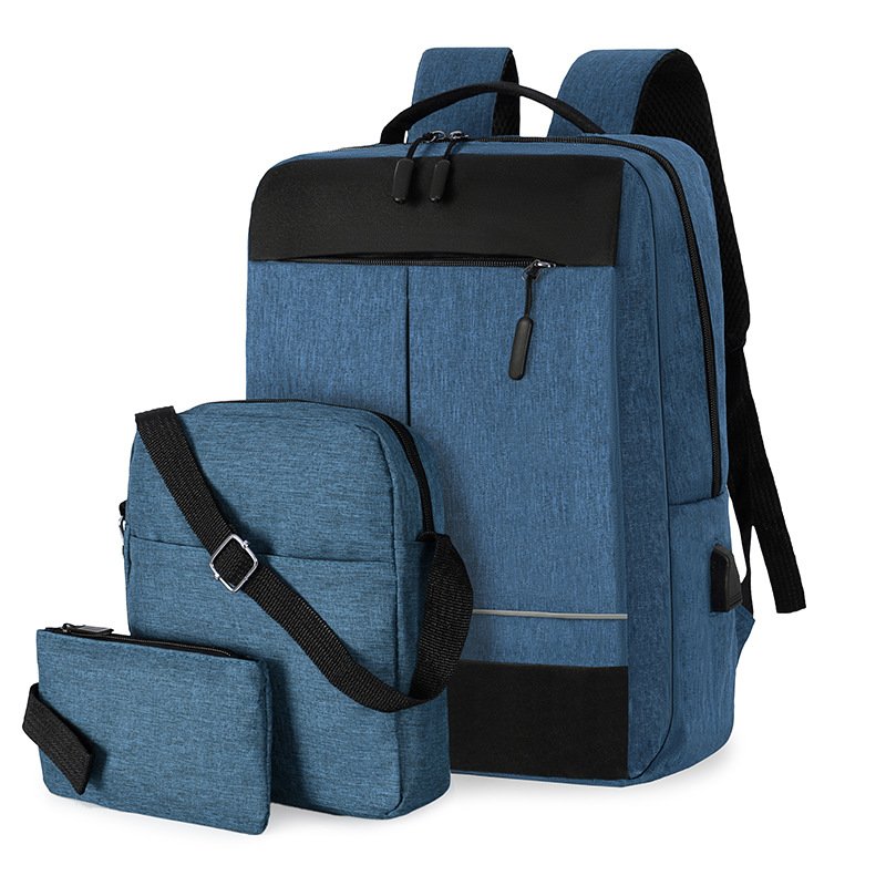 GW042 New Backpack For Men Wholesale Oxford 3 in 1 USB Charging Business Laptop Bag for Men College Bag Mochila