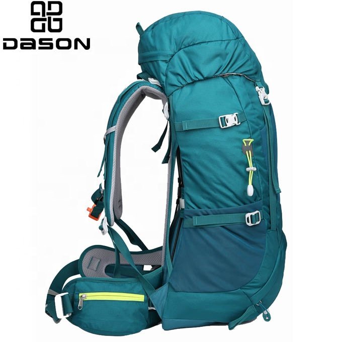 Custom 50L Outdoor Mountaineering Hiking Backpack with Laptop Compartment