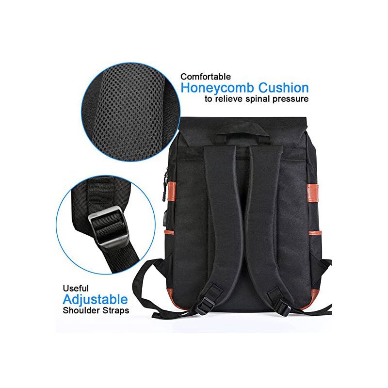 Custom Fashion Laptop Back pack Business Real Leather Backpack fro Women's backpack