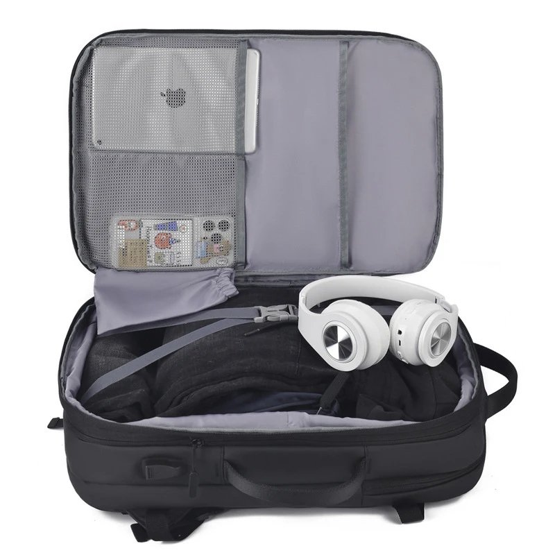 Business Commuting Computer Backpack 17 Inch Large-capacity Multifunctional Travel Can Be Expanded Waterproof School Laptop Bag