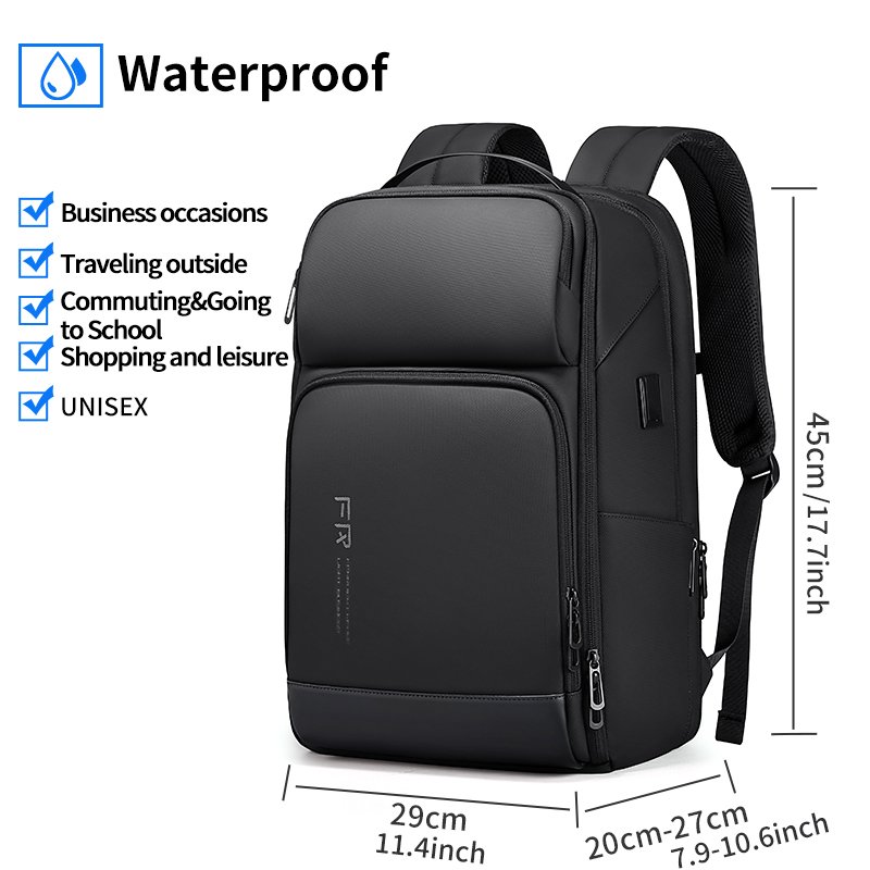 Large capacity travel backpack bag multifunctional men's business laptop backpack smart travel