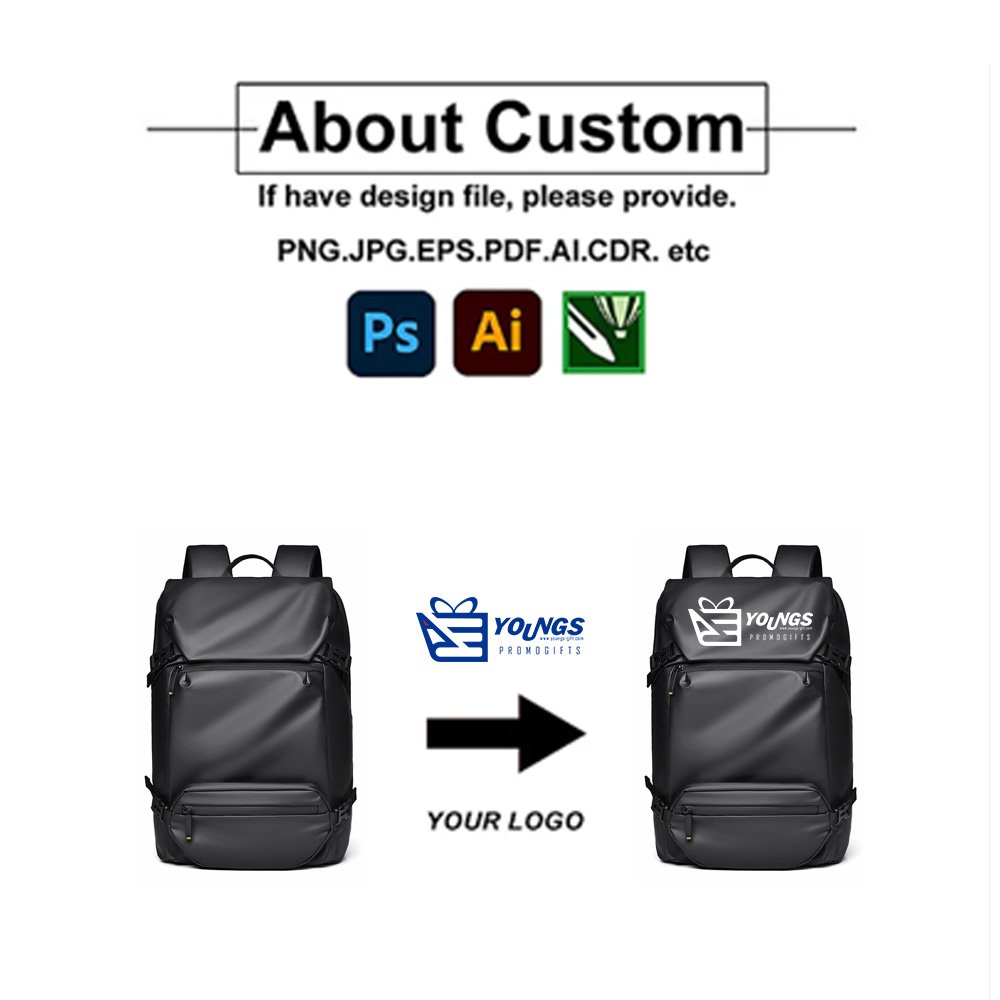 Stylish Multifunction Business Bag Laptop Backpack with Custom Logo for Daily Commute Travel Hiking