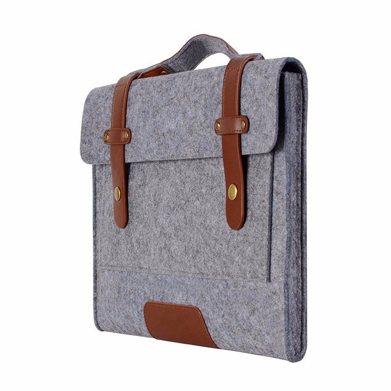 Men Women College School Felt Computer Bag Gifts Business Slim Durable Travel Custom Felt Laptop Backpacks Bag
