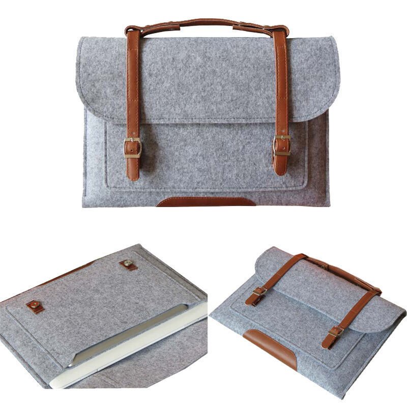 Men Women College School Felt Computer Bag Gifts Business Slim Durable Travel Custom Felt Laptop Backpacks Bag