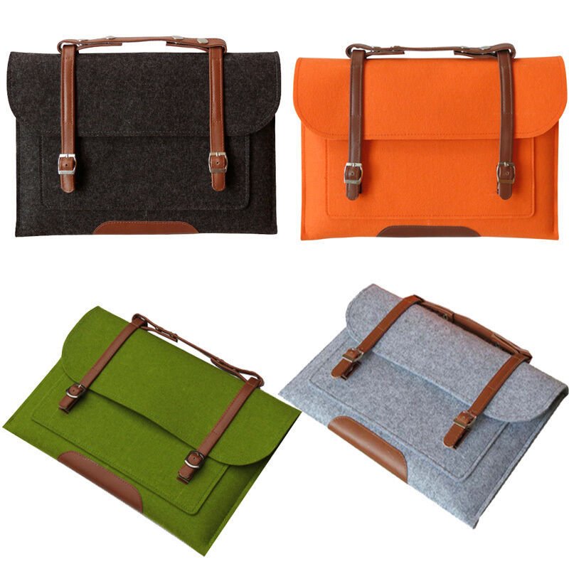 Men Women College School Felt Computer Bag Gifts Business Slim Durable Travel Custom Felt Laptop Backpacks Bag