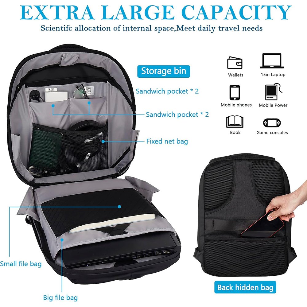 Led Backpack Multifunctional Waterproof LED Outdoor Backpack Fashion Laptop Backpack with Led Display DIY
