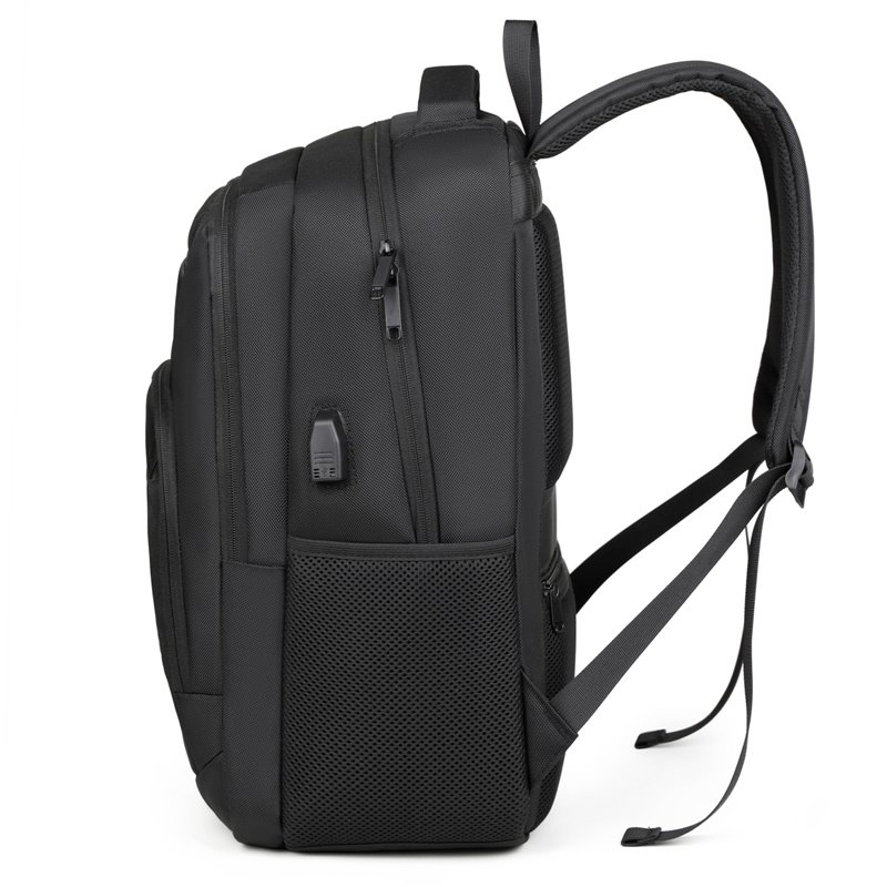 Remoid custom logo premium laptop backpack black 1680D nylon executive computer backpack with usb waterproof large mochila