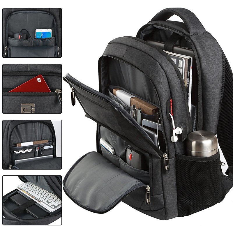 Amazon hot sale custom logo mac laptop backpack men's waterproof business travel backpack with usb