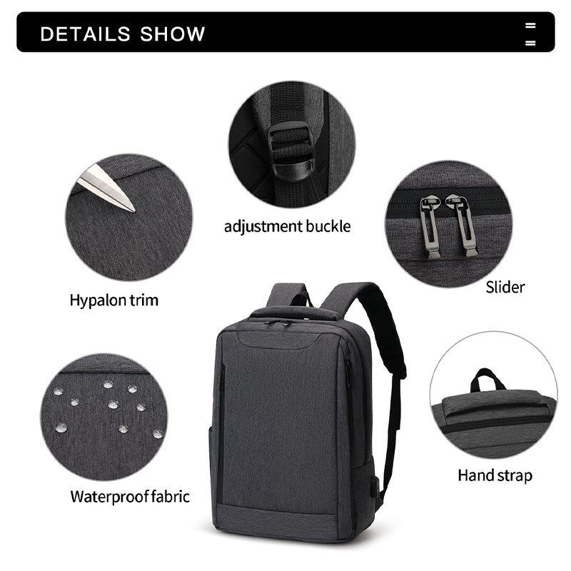 Factory Custom Logo photo sac a dos scolair Men Oxford College students school Bag Wholesale Business Waterproof Laptop Backpack