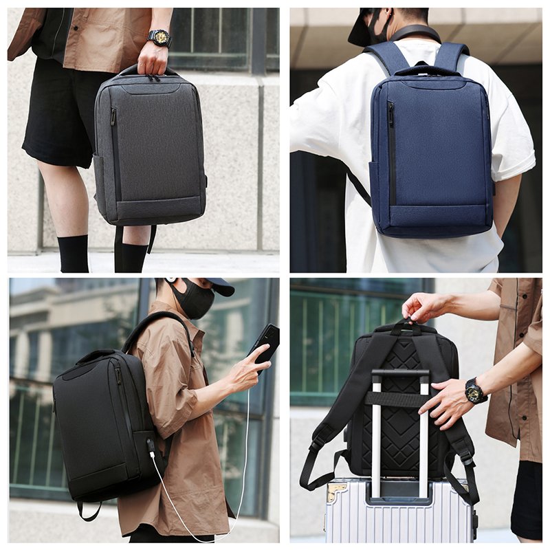 Factory Custom Logo photo sac a dos scolair Men Oxford College students school Bag Wholesale Business Waterproof Laptop Backpack