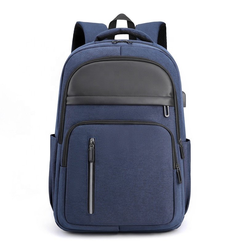 Custom laptop travel backpack bag with usb charging port waterproof wear-resistant office computer bag