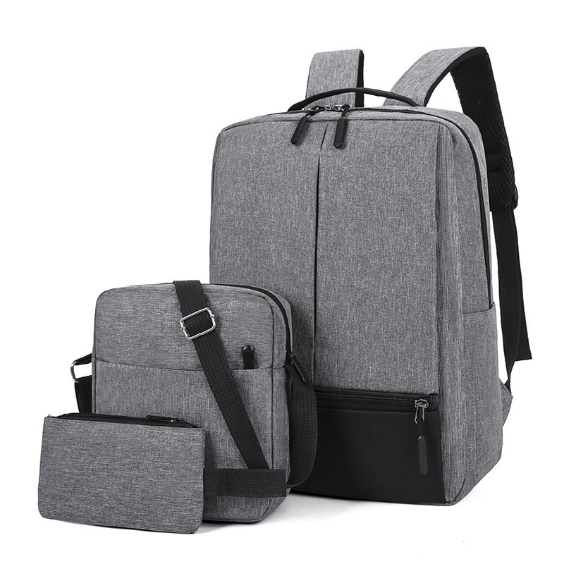 Wholesale Custom 3pcs Set School Bags Casual Sports Outdoor Laptop Backpack