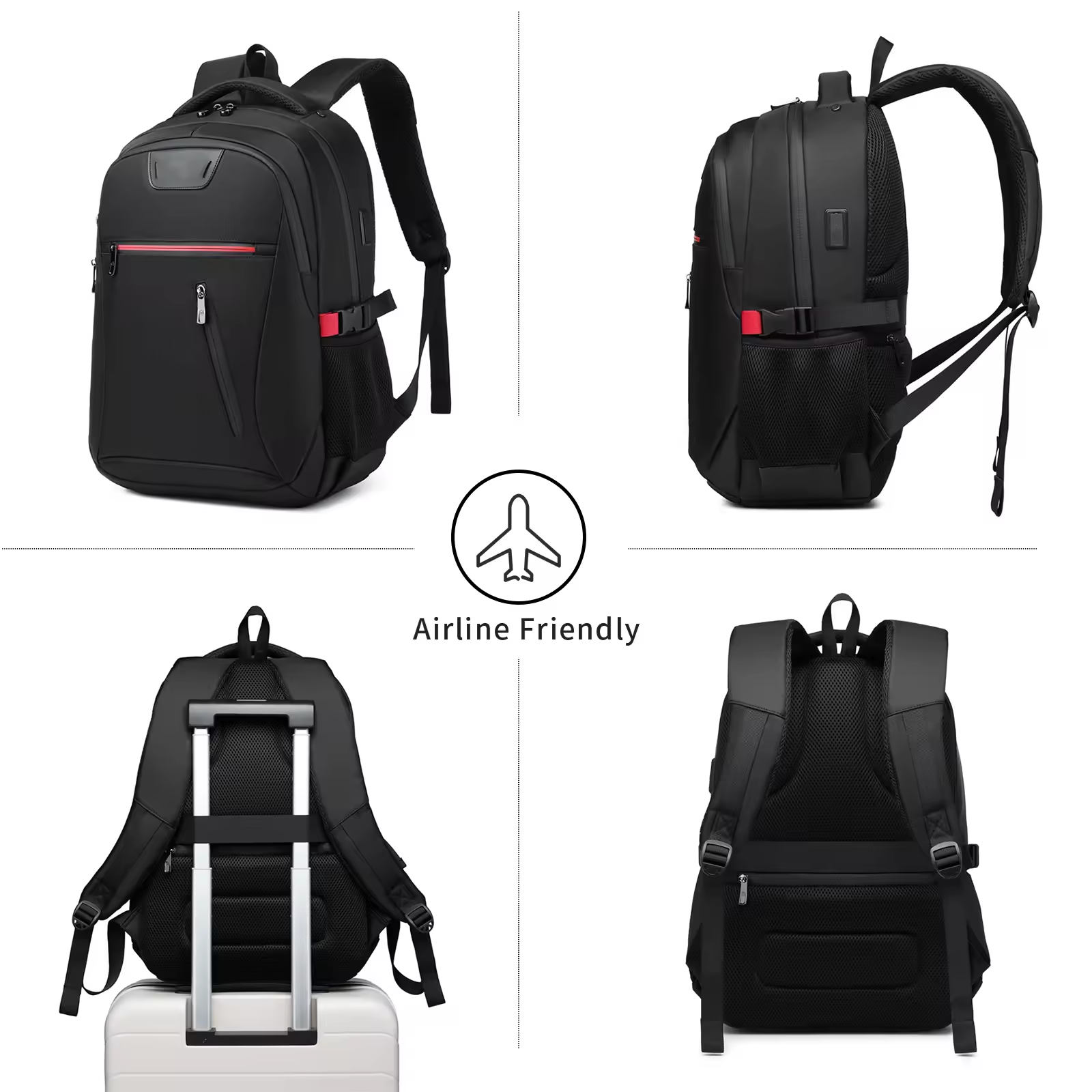 OEM 15.6 inch Waterproof Travel Backpack Business Laptop Backpack Bags for men