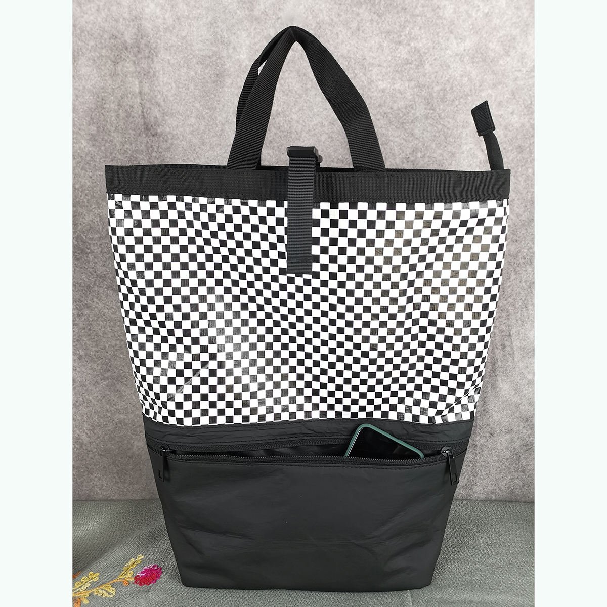 Wholesale fashion high quality office computer bag laptop waterproof grid large capacity backpack