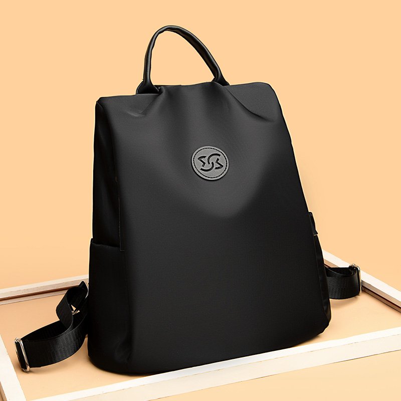 Solid Anti Theft Backpacks High Quality Nylon Fashion Schoolbag Luxury Designer Brand Women's Backpacks Ladies Travel Knapsack
