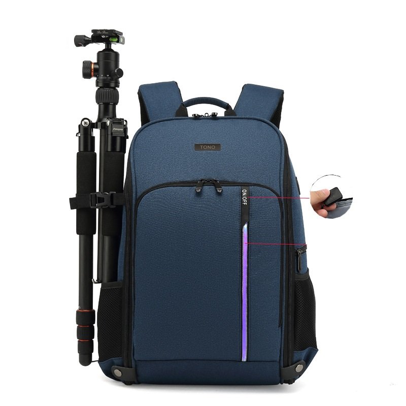BSCI quality Outdoor Photography camera bags New style waterproof multifunctional DSLR bags LED drone smart camera backpack