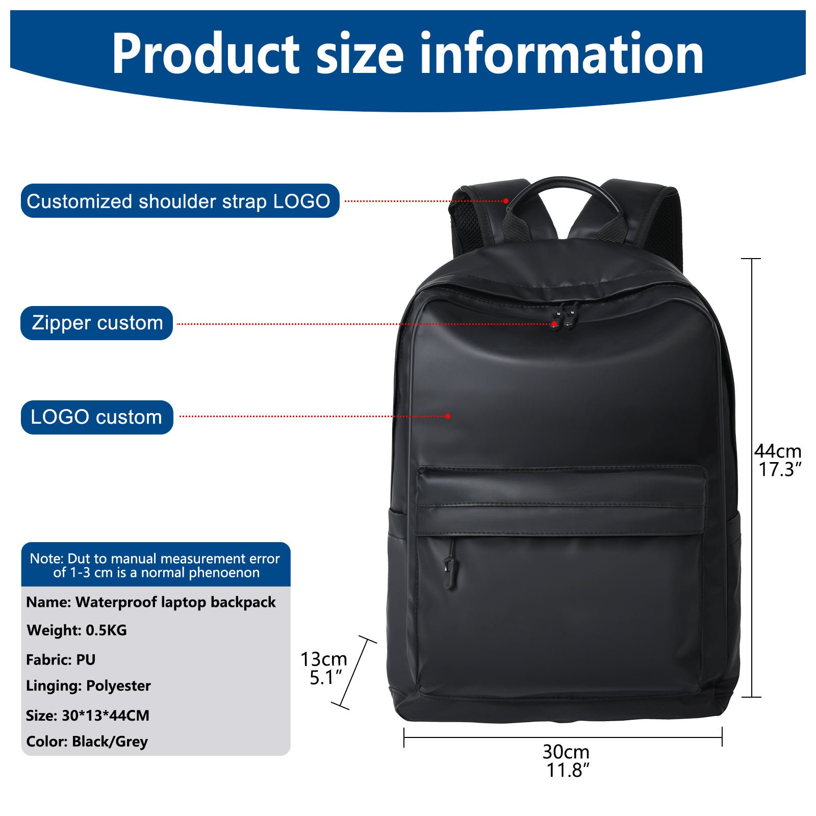 custom luxury usb charging Outdoor PU computer waterproof business oxford backpacks unisex men leather backpack for men laptop