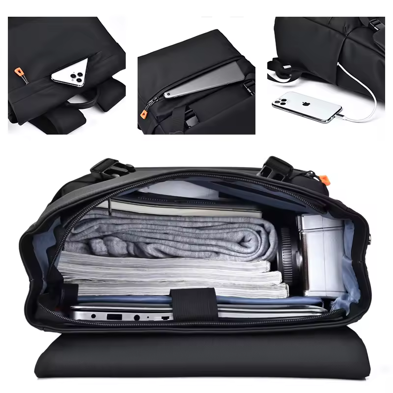 Super September Offer Limited Time Promotion Zipper Multifunctional Bag With USB Port High Quality Laptop Backpacks For Men