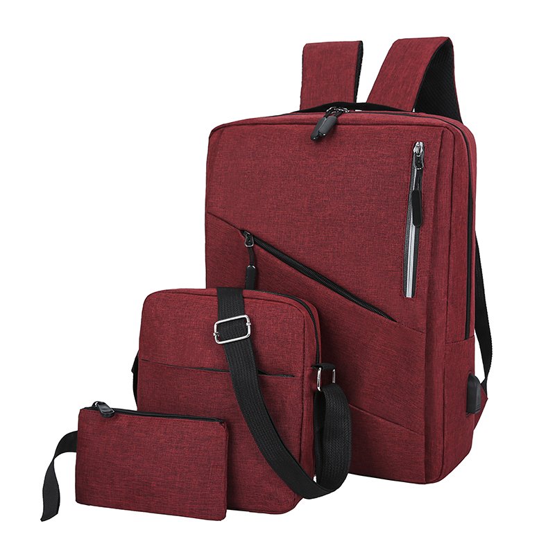 2024 New School Bag Set 3 Piece Bags Men Women Backpacks computer bag set Laptop Backpack Set