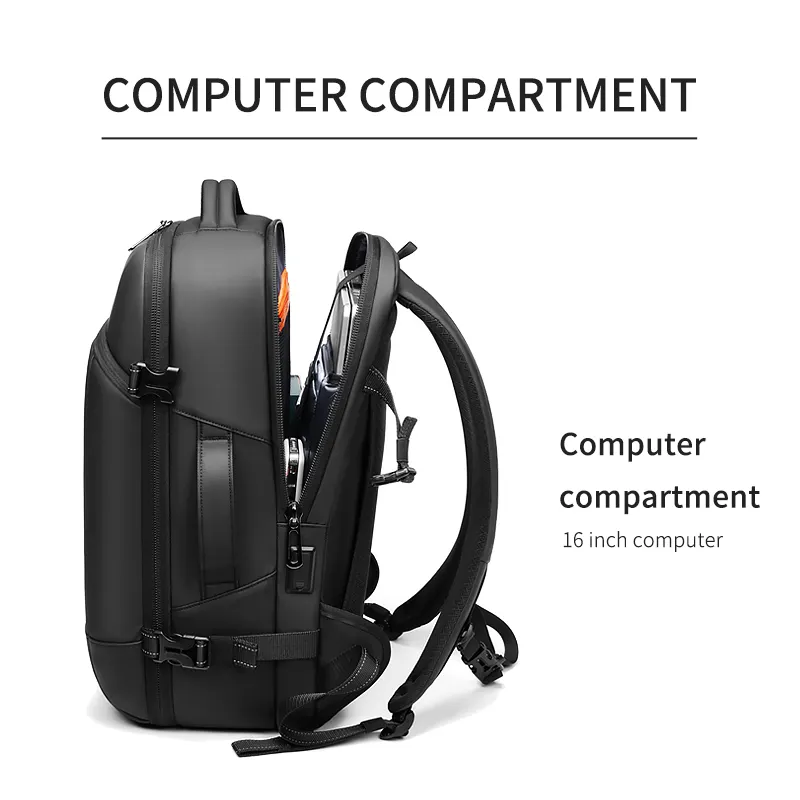 Unisex laptop backpack School Backpack Multifunction vacuum compression backpack Mochila de computadora portatil