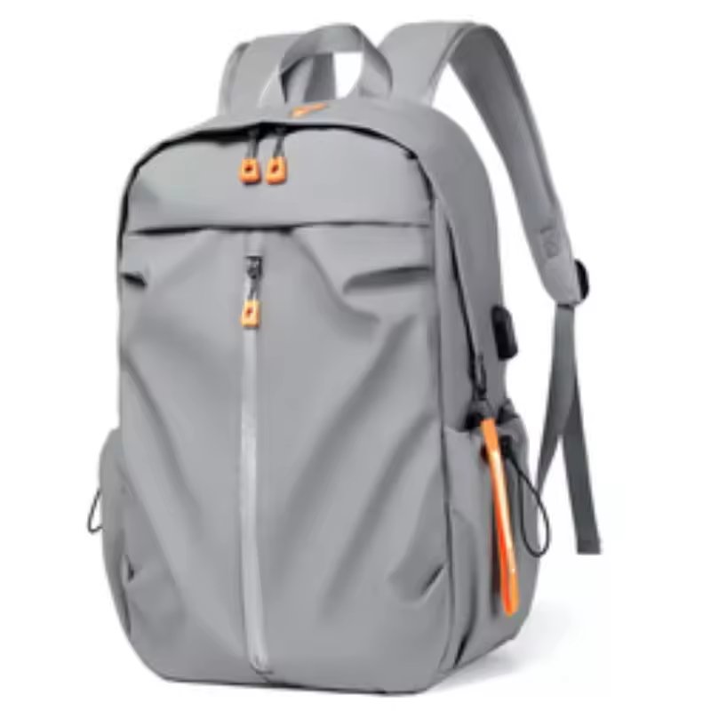 Water Resistant Private Label Men Lightweight Travel Backpack With usb Large Capacity Soft Women Black laptop backpack