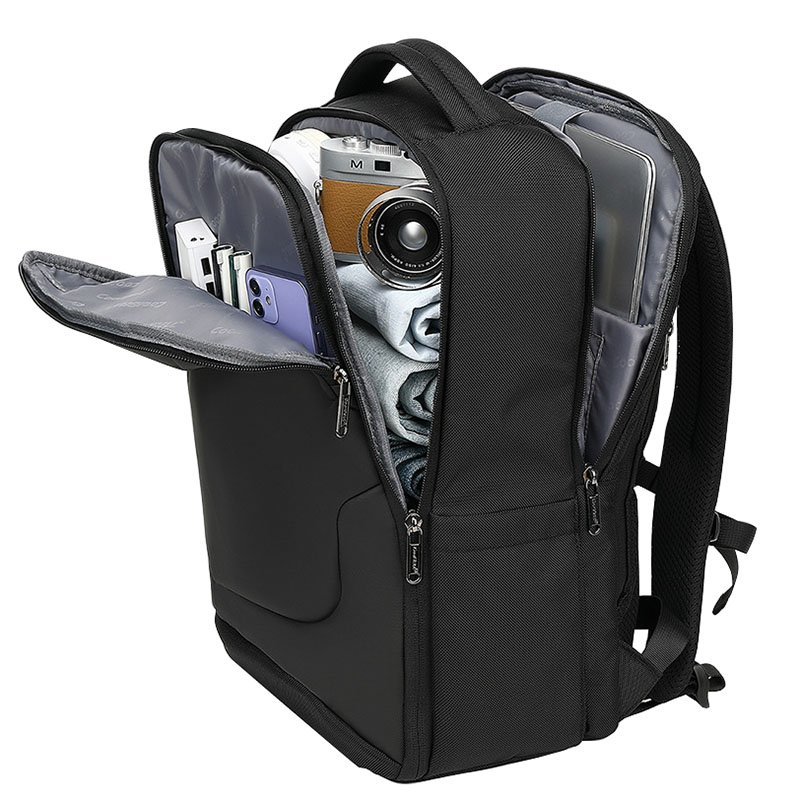 wholesale custom large gray nylon outdoor business back bag anti theft waterproof bagpack travel laptop backpack for men women