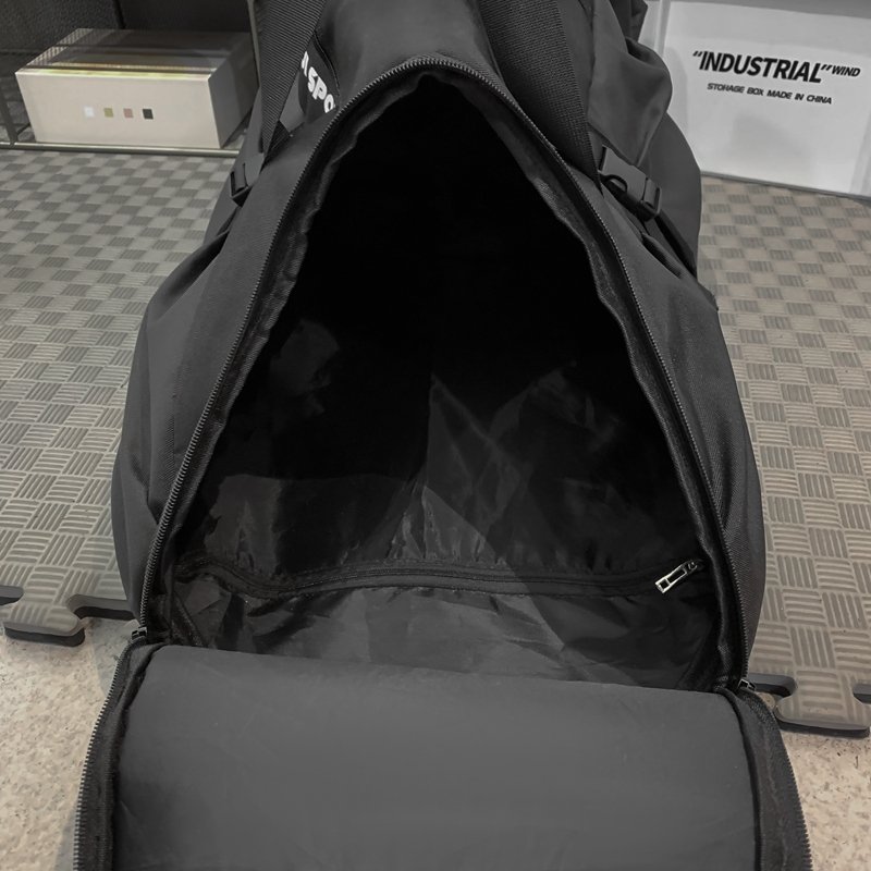 Large Sports Duffle Backpack Carry-on Workout Training Tote Travel Duffel Bag with Shoe Compartment
