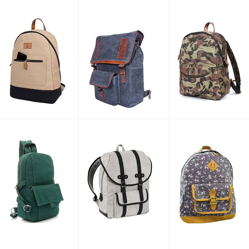 High Quality Canvas Backpacks for Daily Use Comfortable Design New Businesses Startups Online Shopping India Low MOQ Accepted