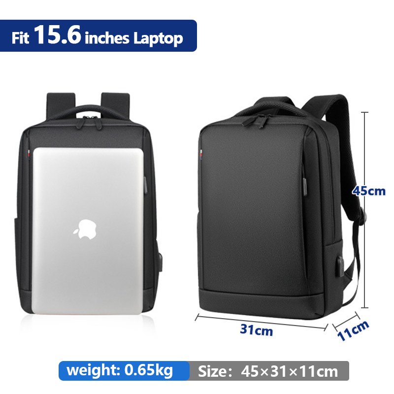 2024 new custom college luxury student waterproof business mens computer usb school backbags back pack bag laptop backpack