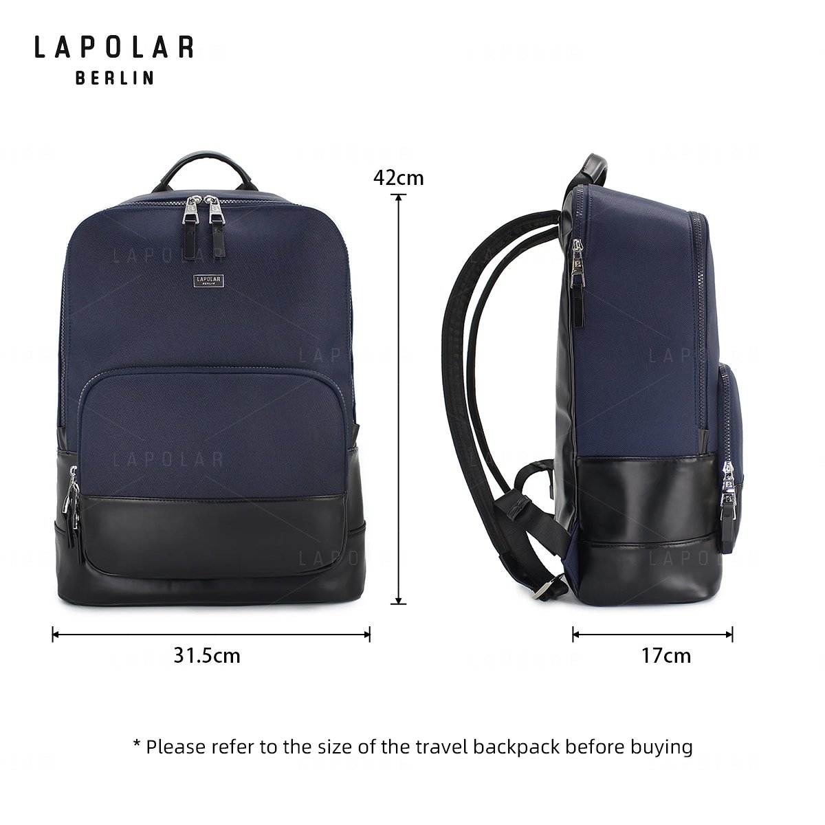 LAPOLAR New laptop backpack waterproof bagpack High Quality Business Computer Backpack Large Capacity Travel Backpack