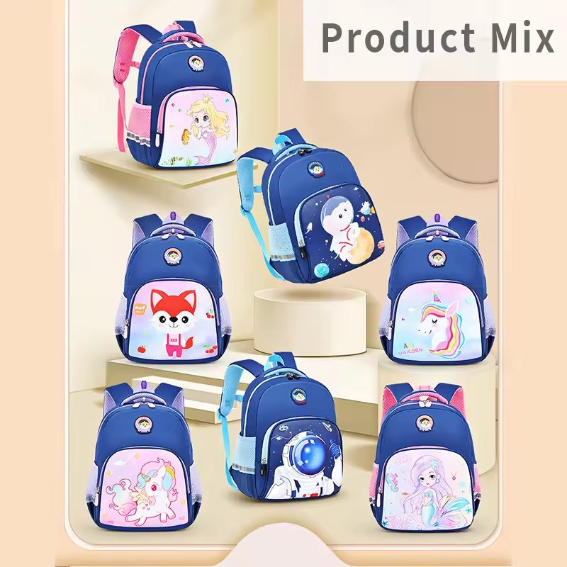 High quality children's cartoon backpack Waterproof children's backpack with u disk, suitable for kindergarten boys