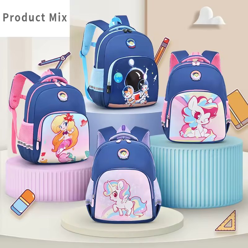 High quality children's cartoon backpack Waterproof children's backpack with u disk, suitable for kindergarten boys