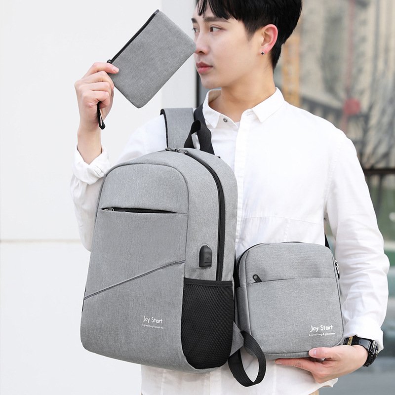 Three in one intelligent waterproof backpack, laptop backpack, men's luxury backpack