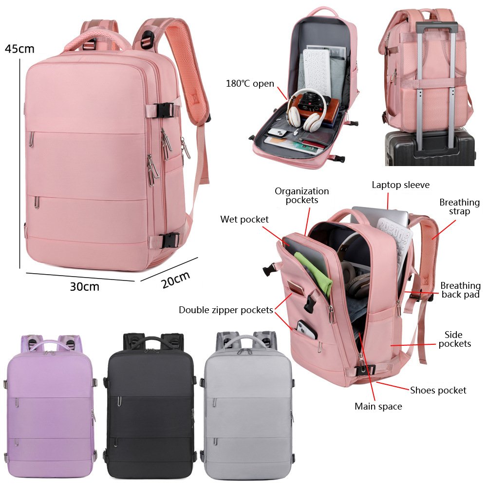Hot sale travel gym fitness sports outdoor mommy insulated multi-function tote shoulder waterproof laptop backpack bag
