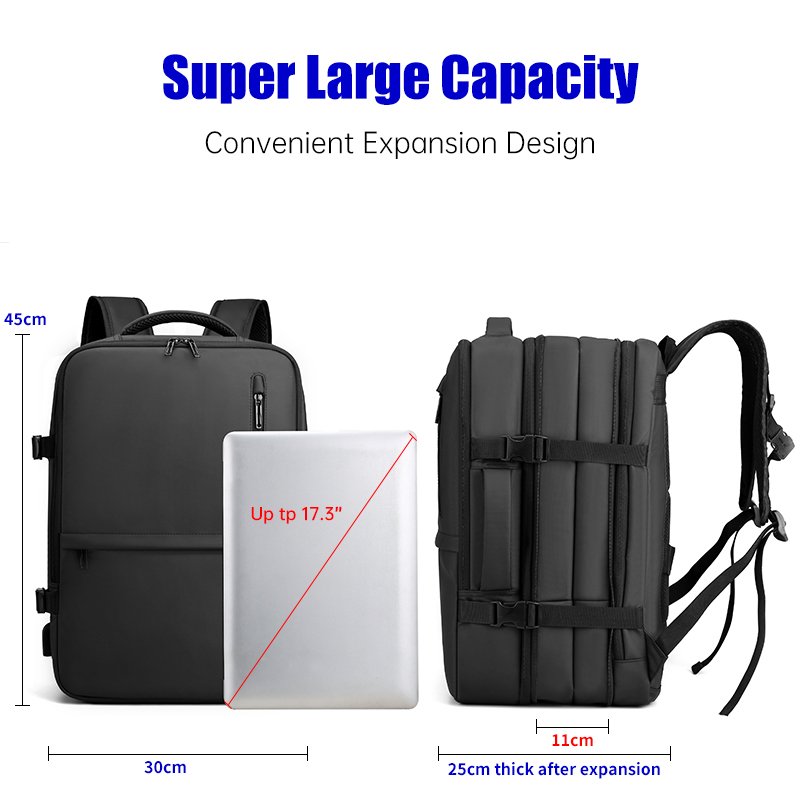 Wholesale Luxury Smart Usb Student Business Computer Anti Theft Nylon Smell Proof Waterproof Travel Custom Men Laptop Backpacks
