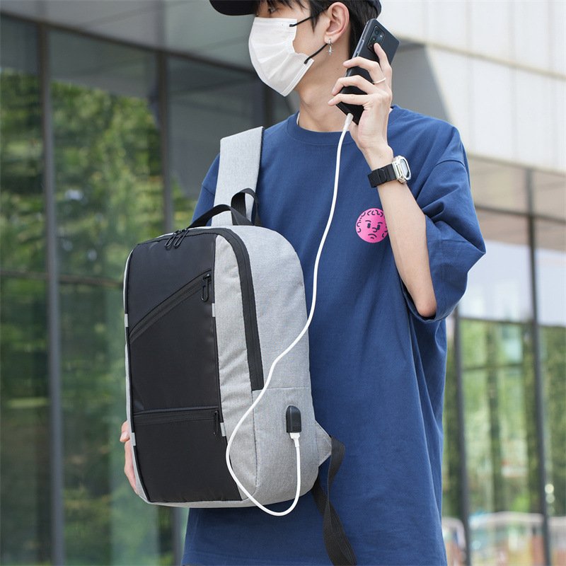 Custom Logo New Design Multifunction Usb Charging Men'S Business Laptop Backpack Daily Leisure Travel Shoulder Bag