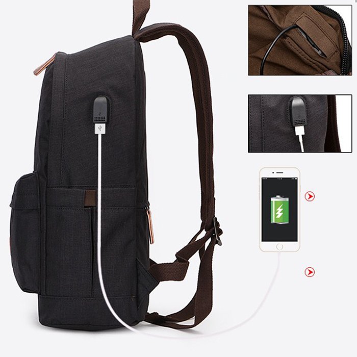 Wholesale New Hot Sale High Quality Custom Laptop Backpack Best Waterproof Waxed Canvas Vintage Style School Bag Travel bag