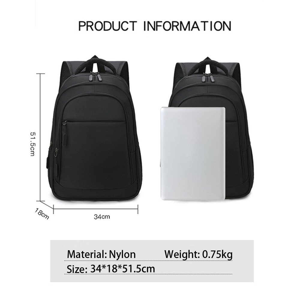 Fashion recycled Business Oxford Backpack College School Large Bag Waterproof Travel Laptop Backpack for Men