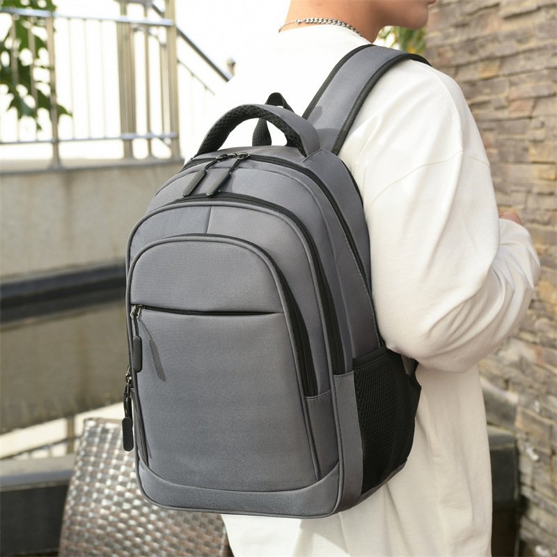 Fashion recycled Business Oxford Backpack College School Large Bag Waterproof Travel Laptop Backpack for Men