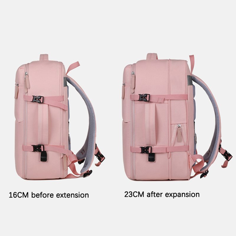 Custom New design Business Expandable Waterproof Oxford men's anti theft Travel School bags USB laptop Backpack for women