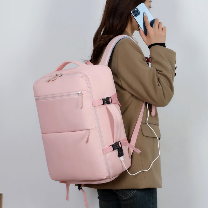 Custom New design Business Expandable Waterproof Oxford men's anti theft Travel School bags USB laptop Backpack for women