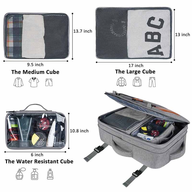 40L Large Capacity Men's Multifunctional Waterproof Computer Laptop Bag for Business Trip Travel Laptop Backpack