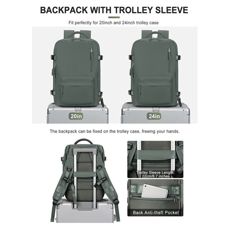 Factory Custom Logo Waterproof Business Travel Storage Backpack Office Computer Bag Laptop Backpack