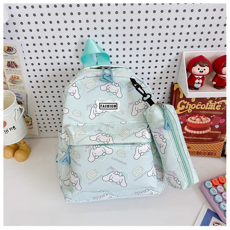 2024 Cute Girl Minimalist Cartoon Printed Laptop Backpack Kindergarten Baby Backpack