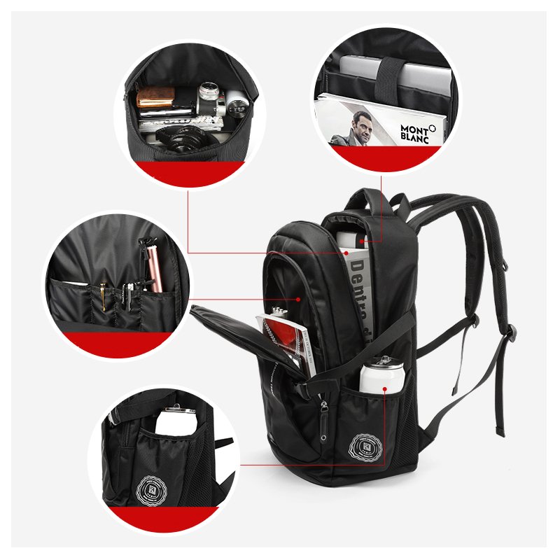 Mochila Smart Laptop Backpack 2024 Men's Outdoor Travel Bag Waterproof Anti Theft Laptop Backpack