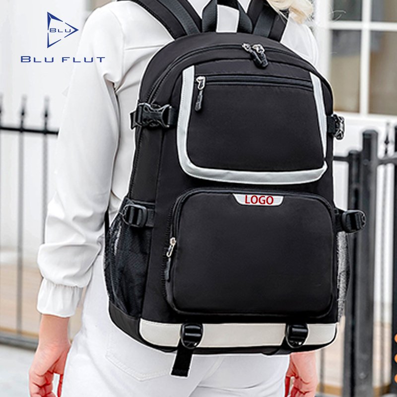 Custom logo travel school bags big capacity USB laptop backpack shoulder backpack for men